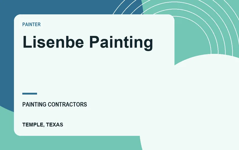 Lisenbe Painting in Temple, Texas