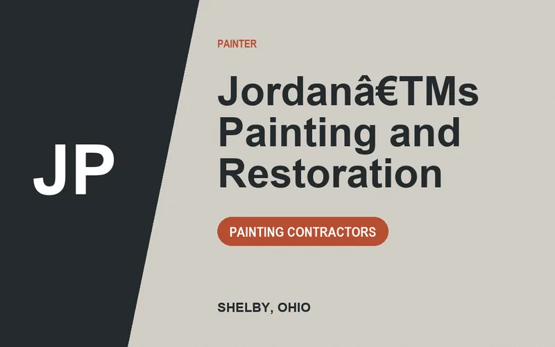 Jordanâ€TMs Painting and Restoration in Shelby, Ohio