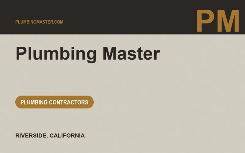Plumbing Master in Riverside, California