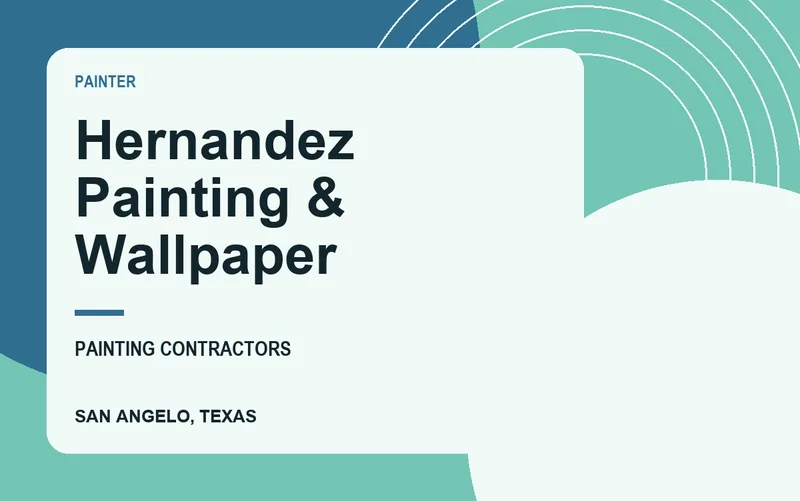 Hernandez Painting & Wallpaper in San Angelo, Texas
