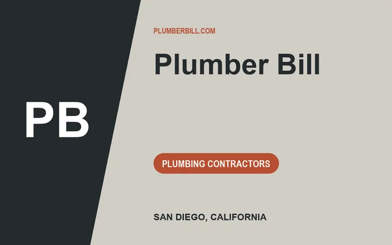 Plumber Bill in San Diego, California