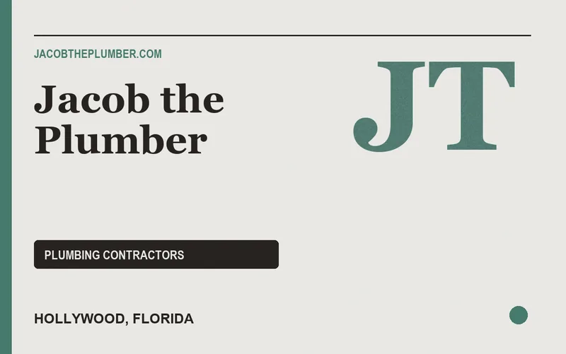 Jacob the Plumber in Hollywood, Florida