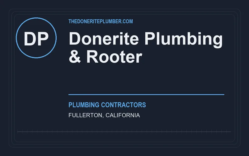 Donerite Plumbing & Rooter in Fullerton, California