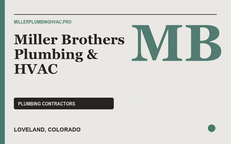 Miller Brothers Plumbing & HVAC in Loveland, Colorado
