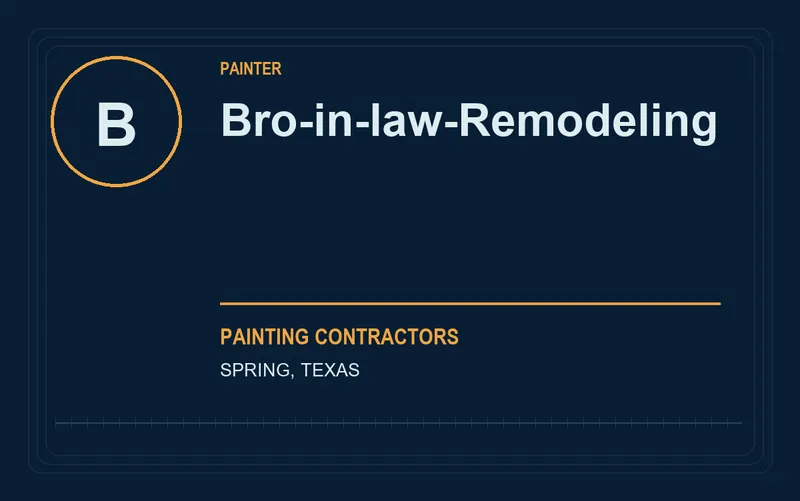 Bro-in-law-Remodeling in Spring, Texas