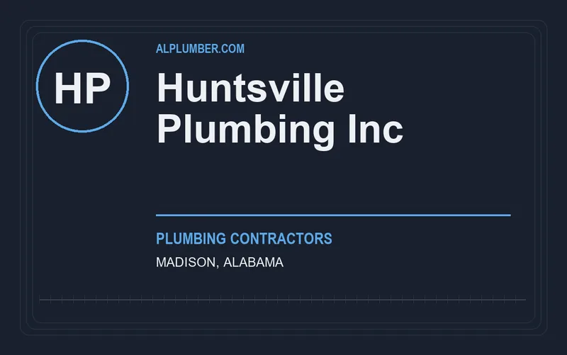 Huntsville Plumbing Inc in Madison, Alabama