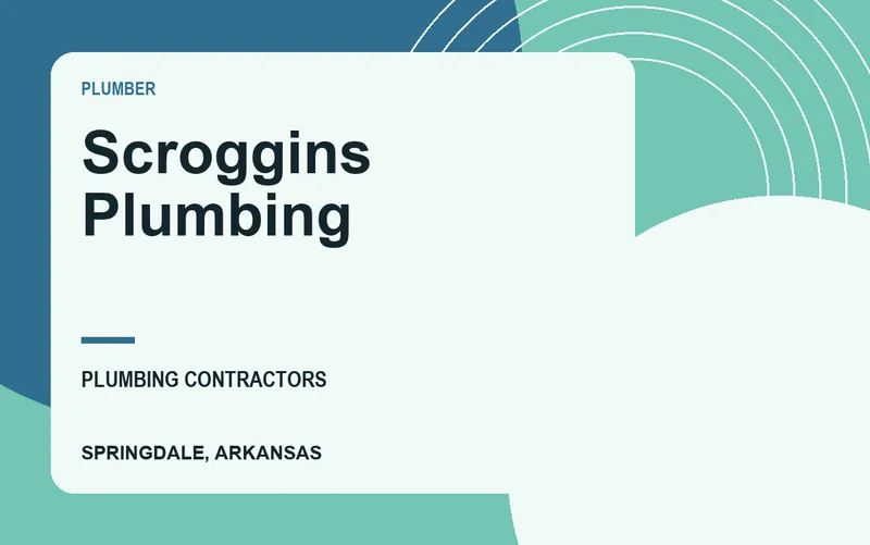 Scroggins Plumbing in Springdale, Arkansas