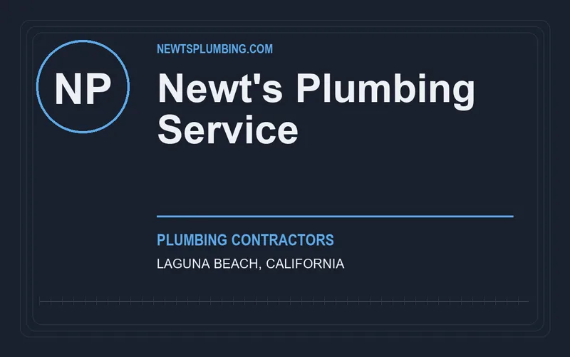 Newt's Plumbing Service in Laguna Beach, California