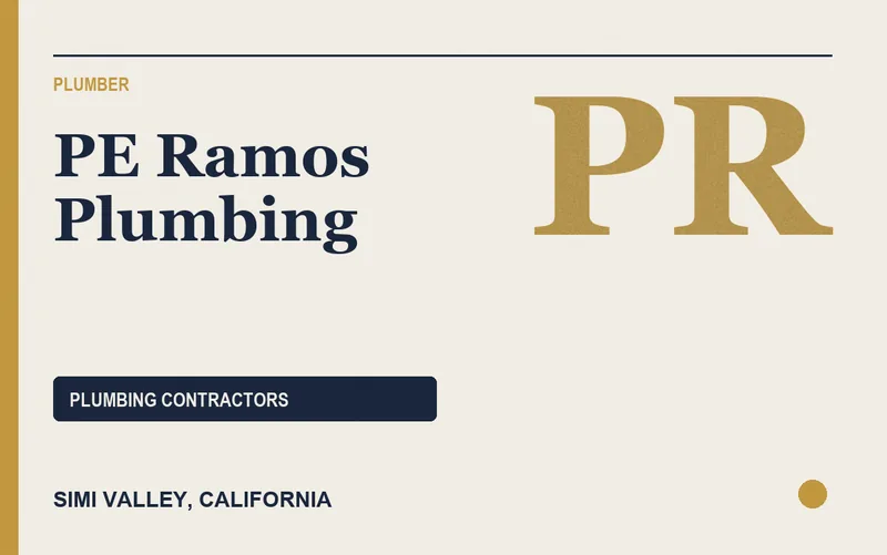 PE Ramos Plumbing in Simi Valley, California