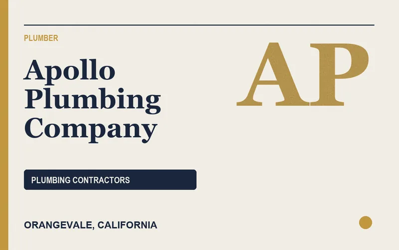 Apollo Plumbing Company in Orangevale, California