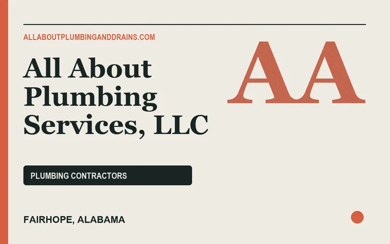 All About Plumbing Services, LLC in Fairhope, Alabama