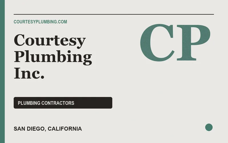 Courtesy Plumbing Inc. in San Diego, California