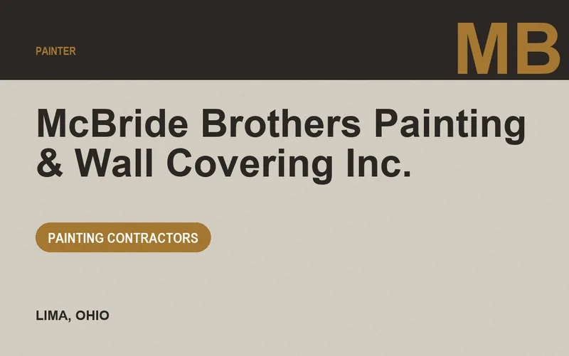 McBride Brothers Painting & Wall Covering Inc. in Lima, Ohio