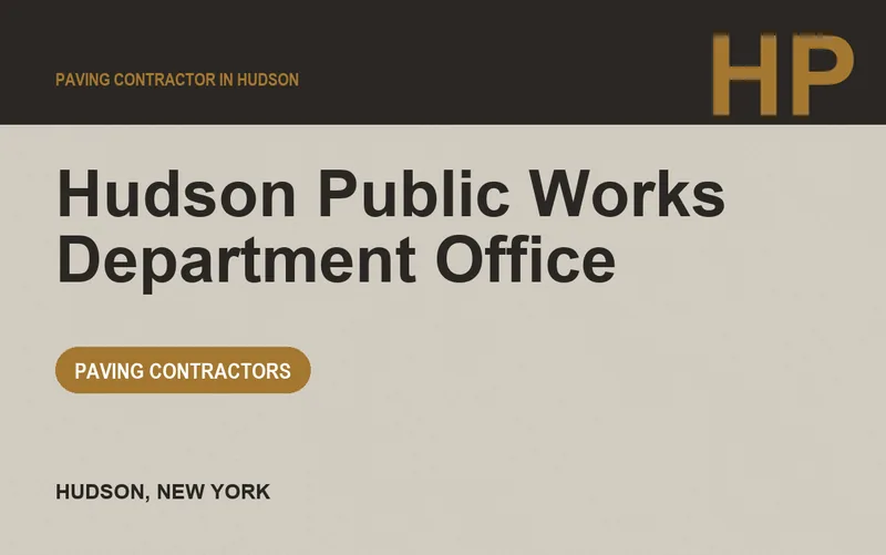 Hudson Public Works Department Office in Hudson, New York