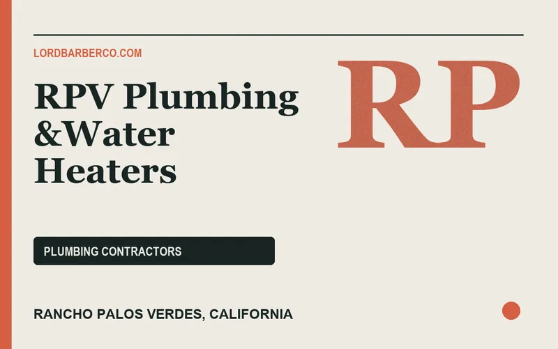 RPV Plumbing &Water Heaters in Rancho Palos Verdes, California