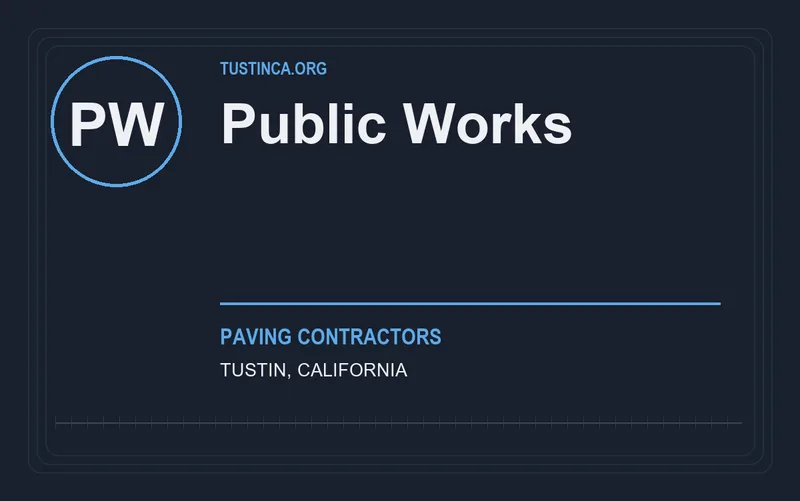 Public Works in Tustin, California