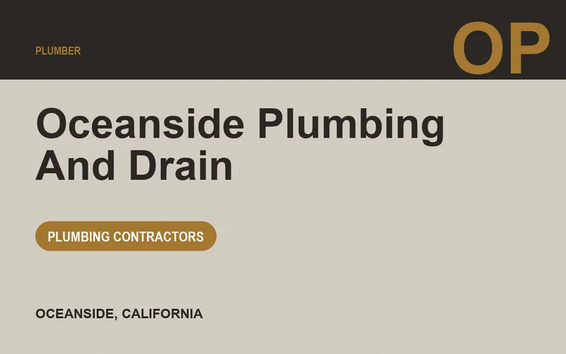 Oceanside Plumbing And Drain in Oceanside, California