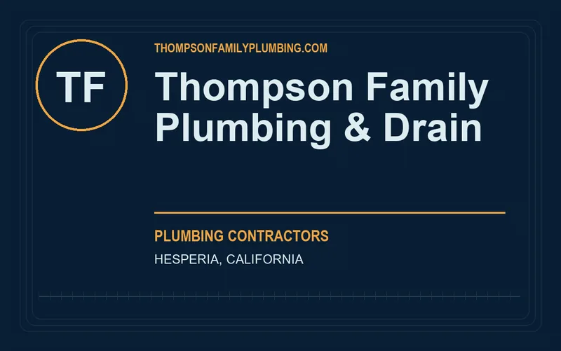 Thompson Family Plumbing & Drain in Hesperia, California