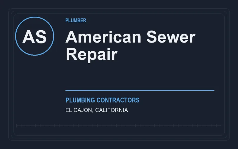 American Sewer Repair in El Cajon, California