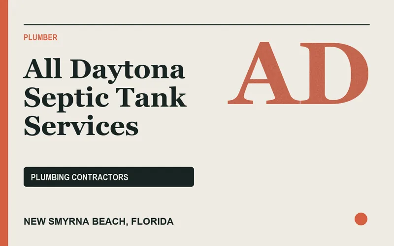 All Daytona Septic Tank Services in New Smyrna Beach, Florida