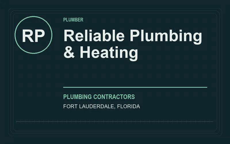 Reliable Plumbing & Heating in Fort Lauderdale, Florida