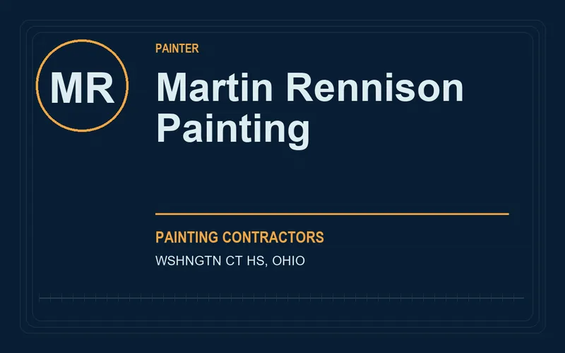 Martin Rennison Painting in WSHNGTN CT HS, Ohio