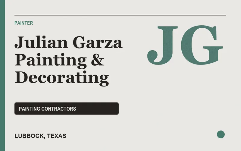 Julian Garza Painting & Decorating in Lubbock, Texas