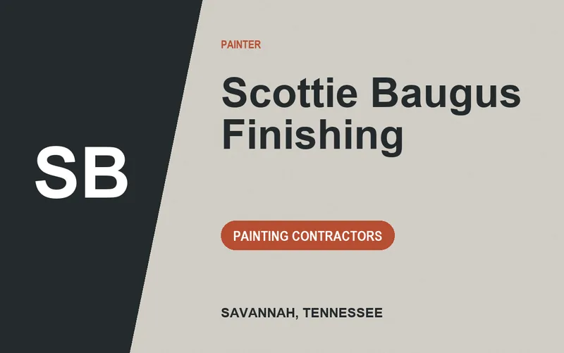 Scottie Baugus Finishing in Savannah, Tennessee