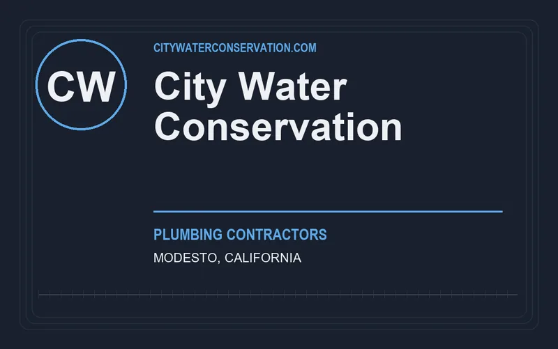 City Water Conservation in Modesto, California