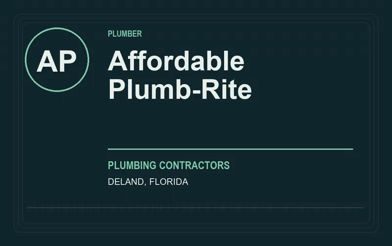 Affordable Plumb-Rite in DeLand, Florida