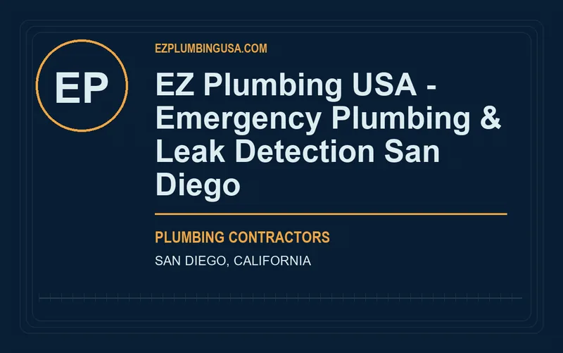 EZ Plumbing USA - Emergency Plumbing & Leak Detection San Diego in San Diego, California