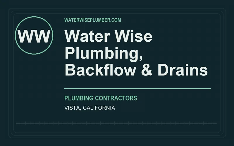Water Wise Plumbing, Backflow & Drains in Vista, California