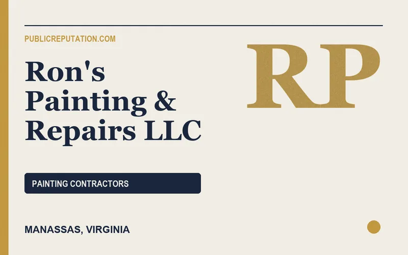 Ron's Painting & Repairs LLC in Manassas, Virginia