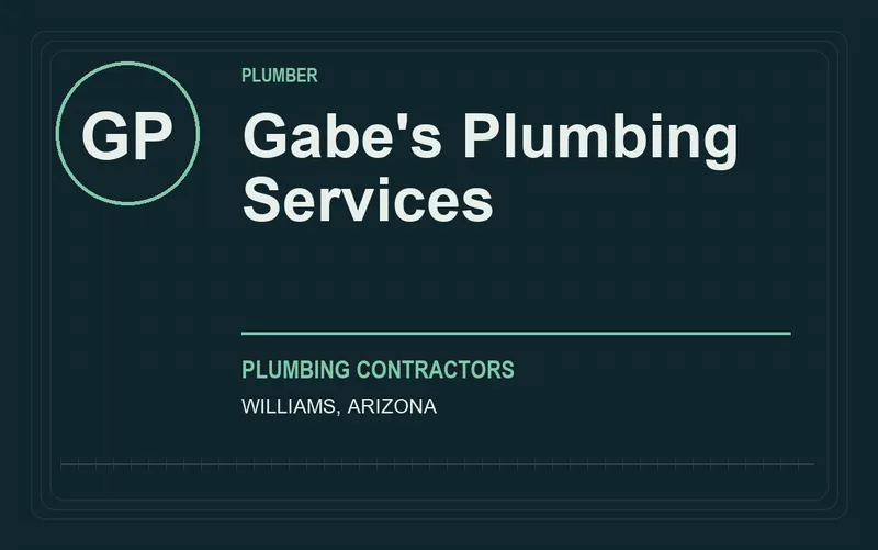 Gabe's Plumbing Services in Williams, Arizona