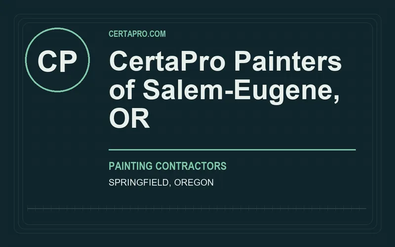 CertaPro Painters of Salem-Eugene, OR in Springfield, Oregon