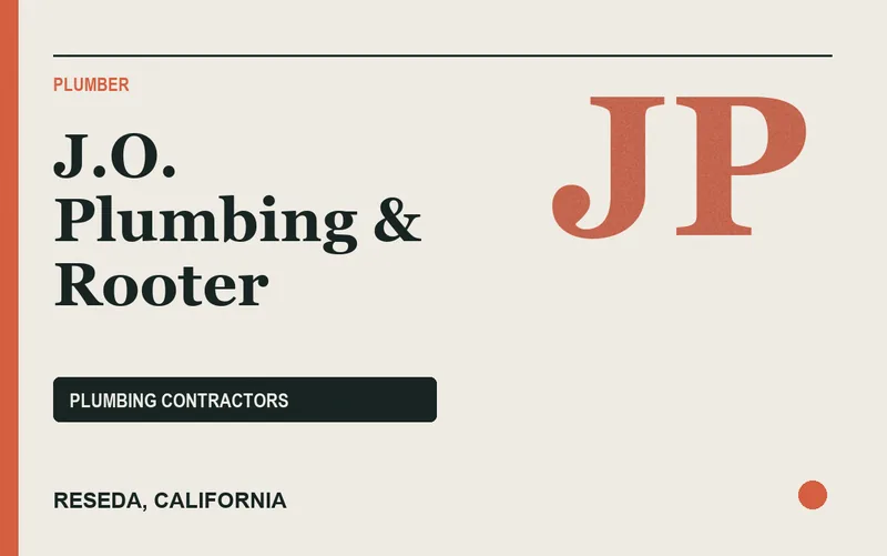 J.O. Plumbing & Rooter in Reseda, California