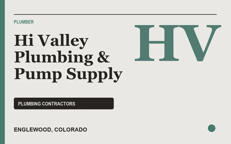 Hi Valley Plumbing & Pump Supply in Englewood, Colorado