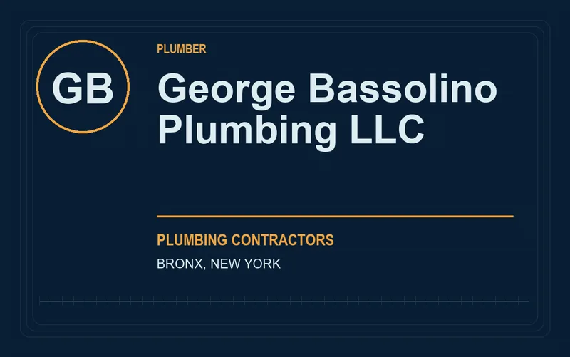 George Bassolino Plumbing LLC in Bronx, New York