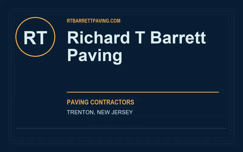 Richard T Barrett Paving in Trenton, New Jersey