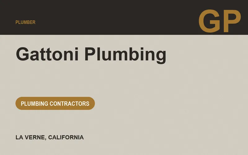 Gattoni Plumbing in La Verne, California