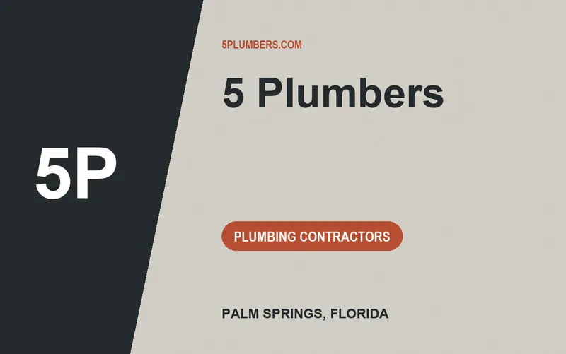5 Plumbers in Palm Springs, Florida