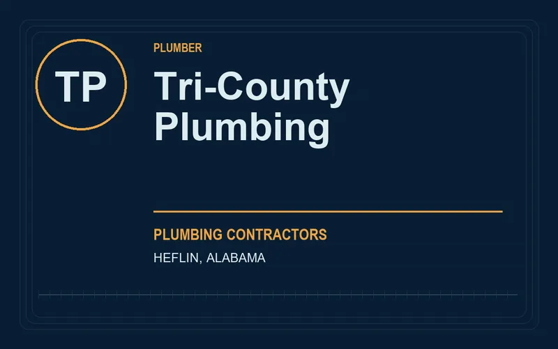 Tri-County Plumbing in Heflin, Alabama