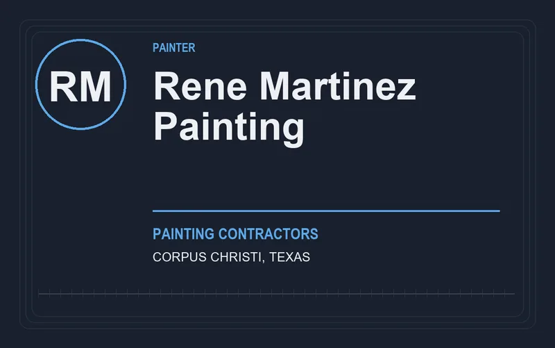 Rene Martinez Painting in Corpus Christi, Texas