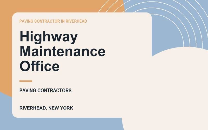 Highway Maintenance Office in Riverhead, New York