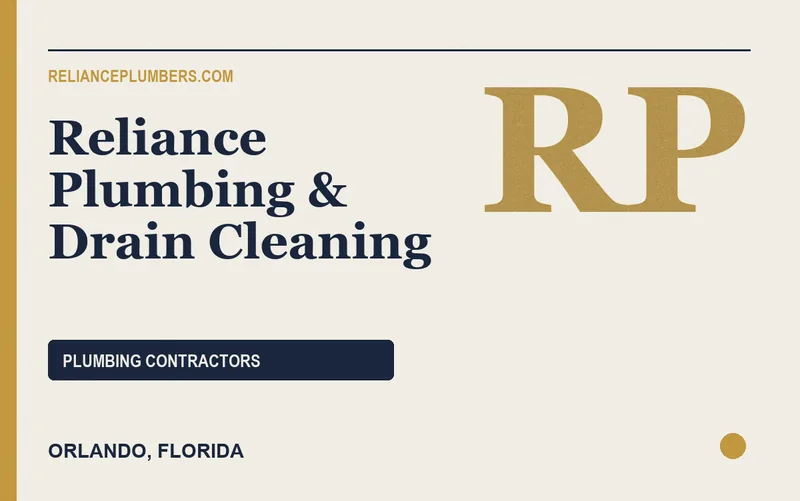Reliance Plumbing & Drain Cleaning in Orlando, Florida