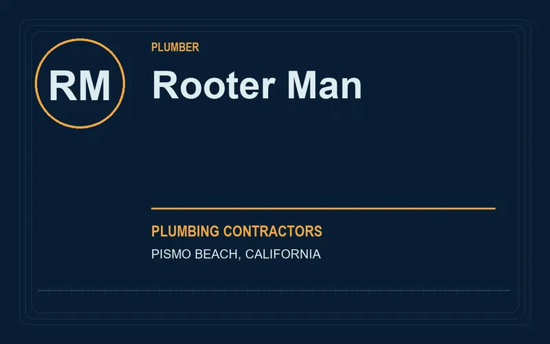 Rooter Man in Pismo Beach, California