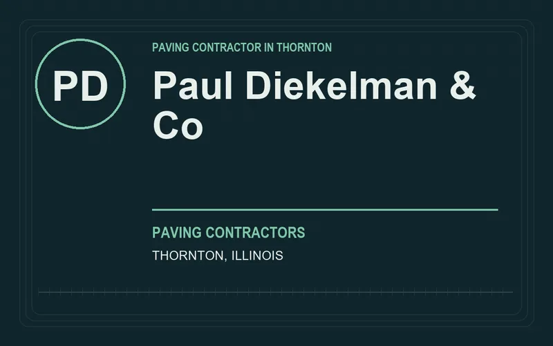 Paul Diekelman & Co in Thornton, Illinois