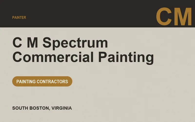 C M Spectrum Commercial Painting in South Boston, Virginia