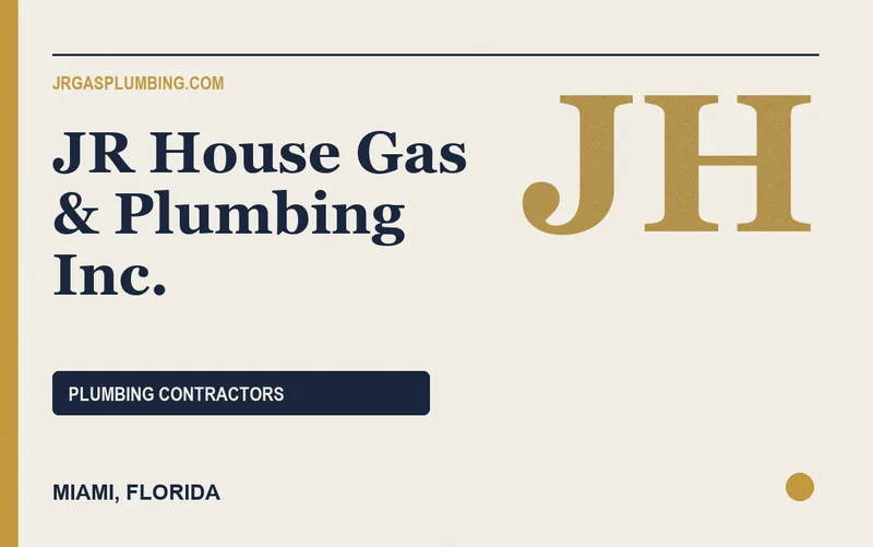 JR House Gas & Plumbing Inc. in Miami, Florida