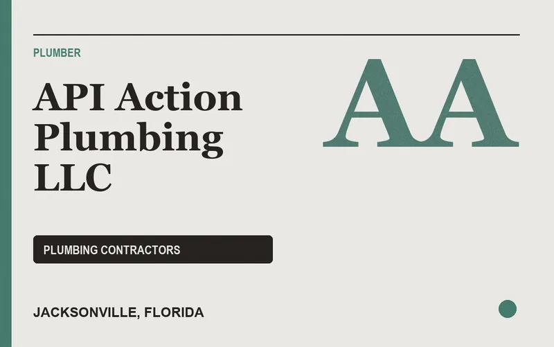 API Action Plumbing LLC in Jacksonville, Florida